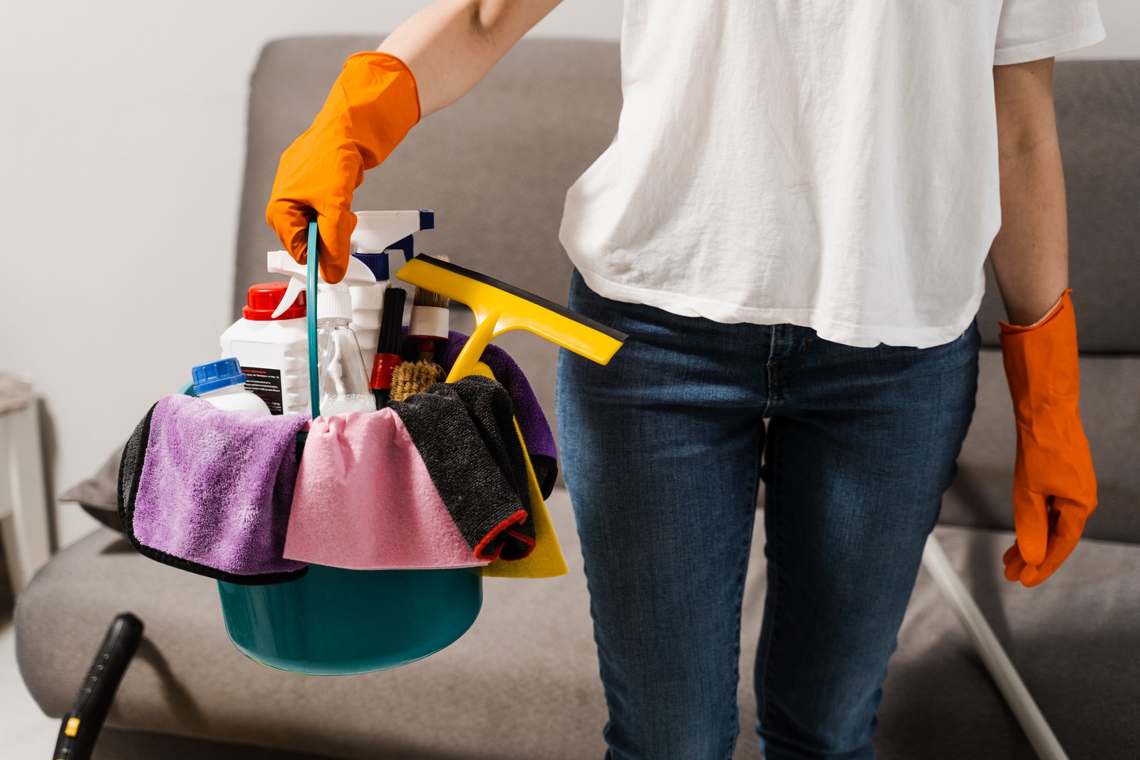 Professional cleaning supplies